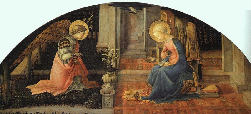 Fra Filippo Lippi Annunciation  ff oil painting picture